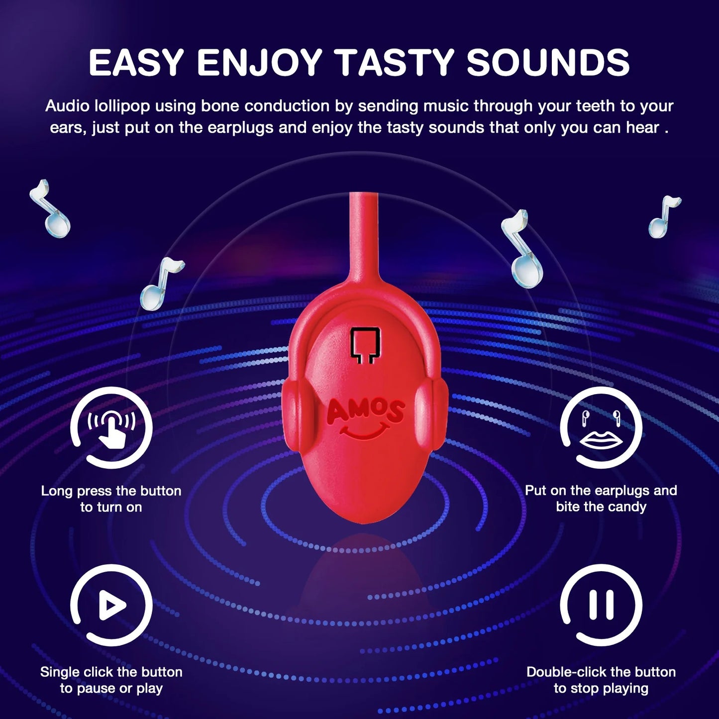 Music Lollipop 4 Flavor-Mix